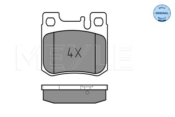 MEYLE Bremsbelagsatz, Scheibenbremse