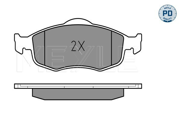 MEYLE Bremsbelagsatz, Scheibenbremse