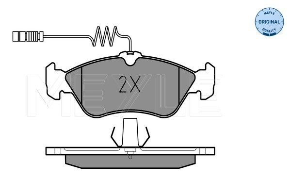 MEYLE Bremsbelagsatz, Scheibenbremse