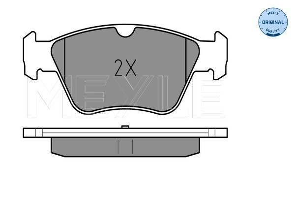 MEYLE Bremsbelagsatz, Scheibenbremse
