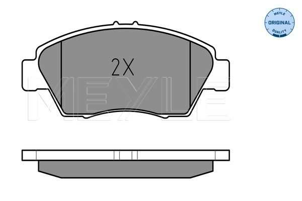 MEYLE Bremsbelagsatz, Scheibenbremse