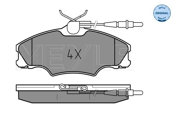 MEYLE Bremsbelagsatz, Scheibenbremse