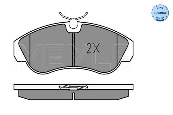 MEYLE Bremsbelagsatz, Scheibenbremse