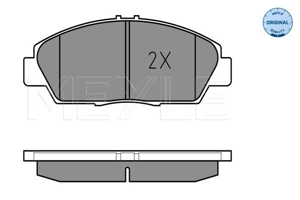 MEYLE Bremsbelagsatz, Scheibenbremse