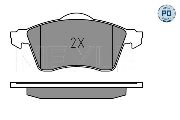 MEYLE Bremsbelagsatz, Scheibenbremse