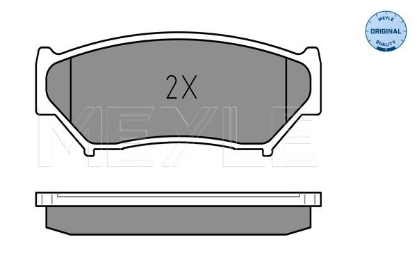 MEYLE Bremsbelagsatz, Scheibenbremse
