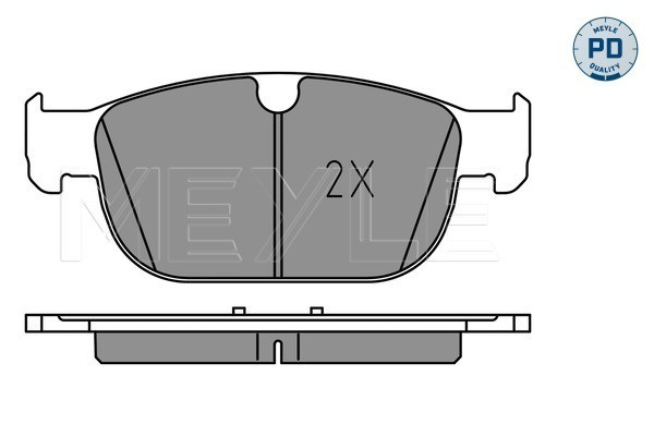 MEYLE Bremsbelagsatz, Scheibenbremse