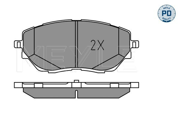 MEYLE Bremsbelagsatz, Scheibenbremse