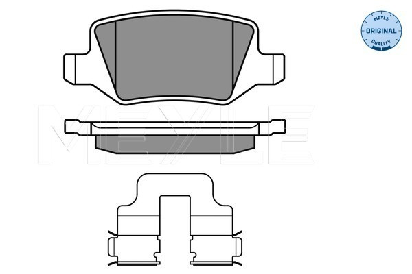 MEYLE Bremsbelagsatz, Scheibenbremse