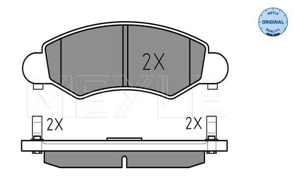 MEYLE Bremsbelagsatz, Scheibenbremse