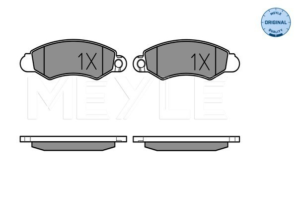MEYLE Bremsbelagsatz, Scheibenbremse