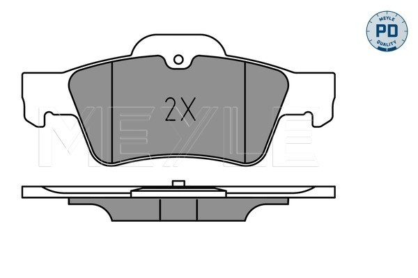 MEYLE Bremsbelagsatz, Scheibenbremse