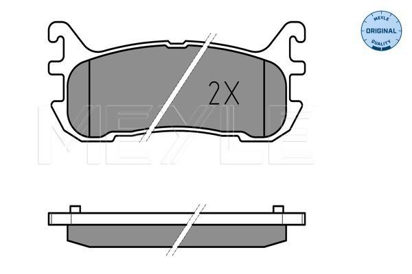 MEYLE Bremsbelagsatz, Scheibenbremse