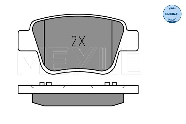 MEYLE Bremsbelagsatz, Scheibenbremse