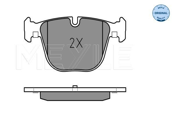 MEYLE Bremsbelagsatz, Scheibenbremse