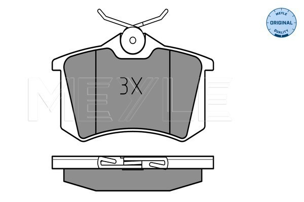 MEYLE Bremsbelagsatz, Scheibenbremse