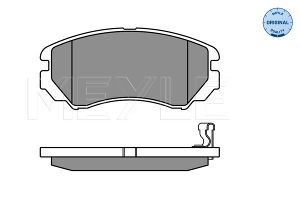 MEYLE Bremsbelagsatz, Scheibenbremse