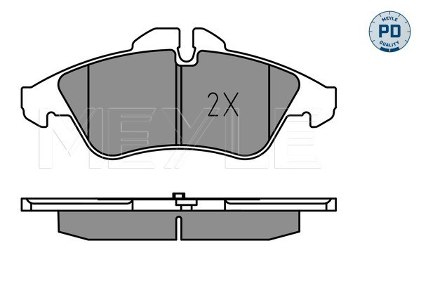 MEYLE Bremsbelagsatz, Scheibenbremse