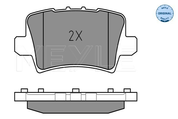 MEYLE Bremsbelagsatz, Scheibenbremse