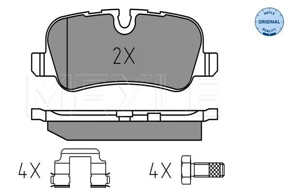 MEYLE Bremsbelagsatz, Scheibenbremse