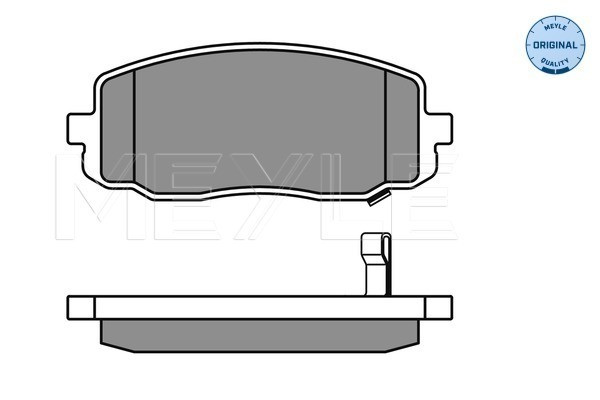 MEYLE Bremsbelagsatz, Scheibenbremse