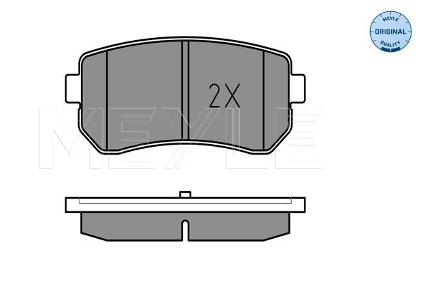 MEYLE Bremsbelagsatz, Scheibenbremse
