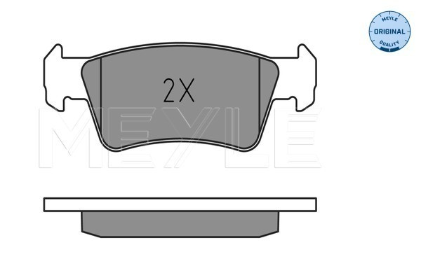 MEYLE Bremsbelagsatz, Scheibenbremse