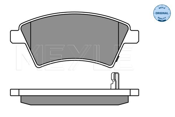 MEYLE Bremsbelagsatz, Scheibenbremse