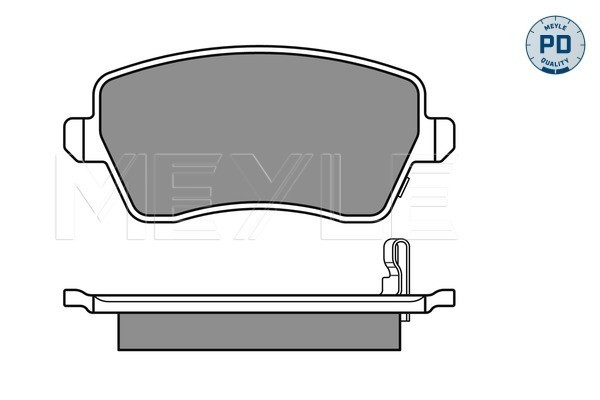 MEYLE Bremsbelagsatz, Scheibenbremse