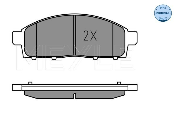 MEYLE Bremsbelagsatz, Scheibenbremse