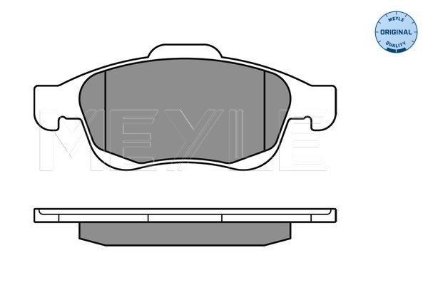 MEYLE Bremsbelagsatz, Scheibenbremse
