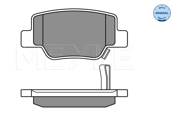 MEYLE Bremsbelagsatz, Scheibenbremse