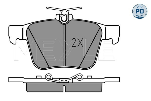 MEYLE Bremsbelagsatz, Scheibenbremse