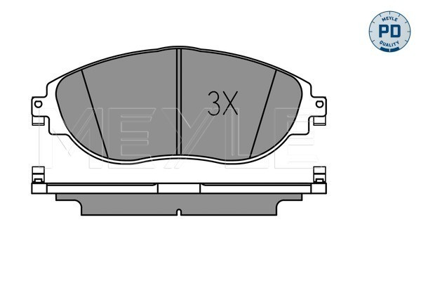 MEYLE Bremsbelagsatz, Scheibenbremse