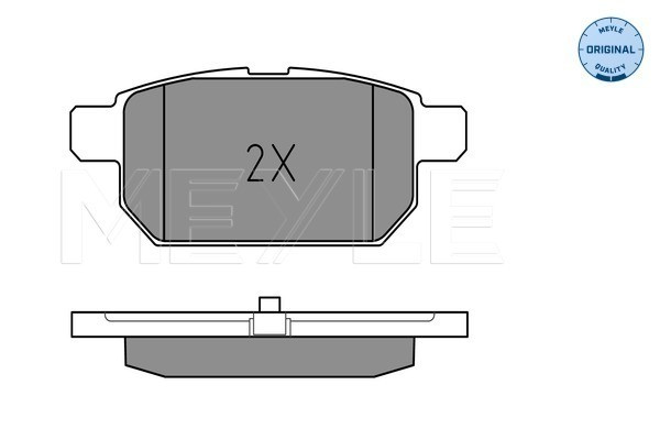 MEYLE Bremsbelagsatz, Scheibenbremse