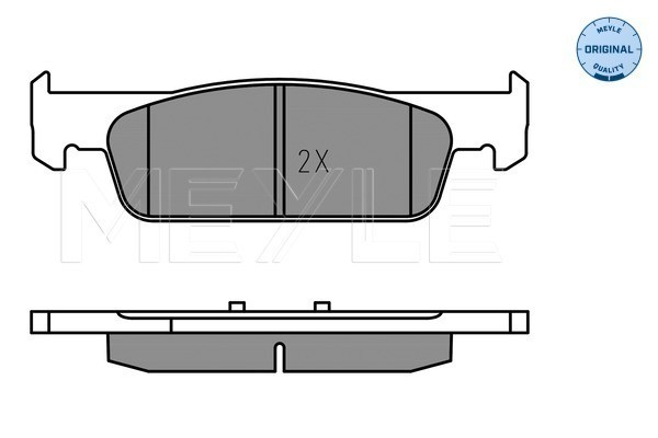 MEYLE Bremsbelagsatz, Scheibenbremse