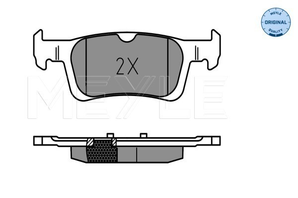 MEYLE Bremsbelagsatz, Scheibenbremse