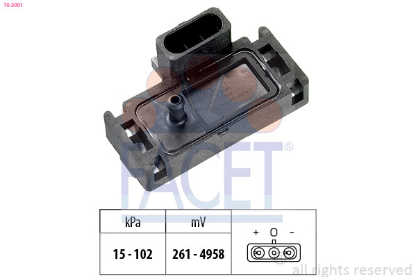 FACET Luftdrucksensor, Höhenanpassung FACET Luftdrucksensor, Höhenanpassung