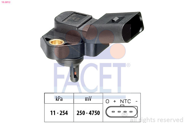 FACET Sensor, Ladedruck
