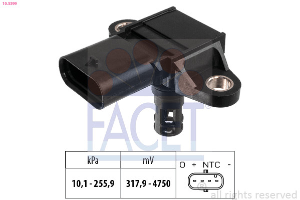 FACET Luftdrucksensor, Höhenanpassung