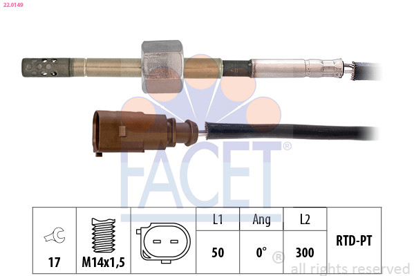 FACET Sensor, Abgastemperatur