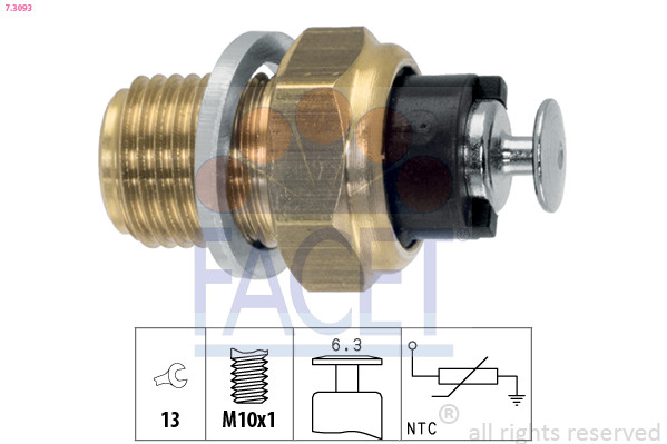 FACET Sensor, Öltemperatur