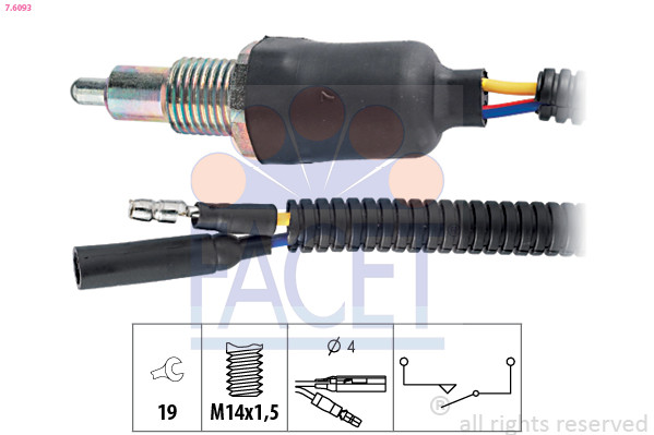 FACET Schalter, Rückfahrleuchte