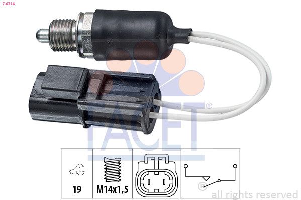 FACET Schalter, Rückfahrleuchte