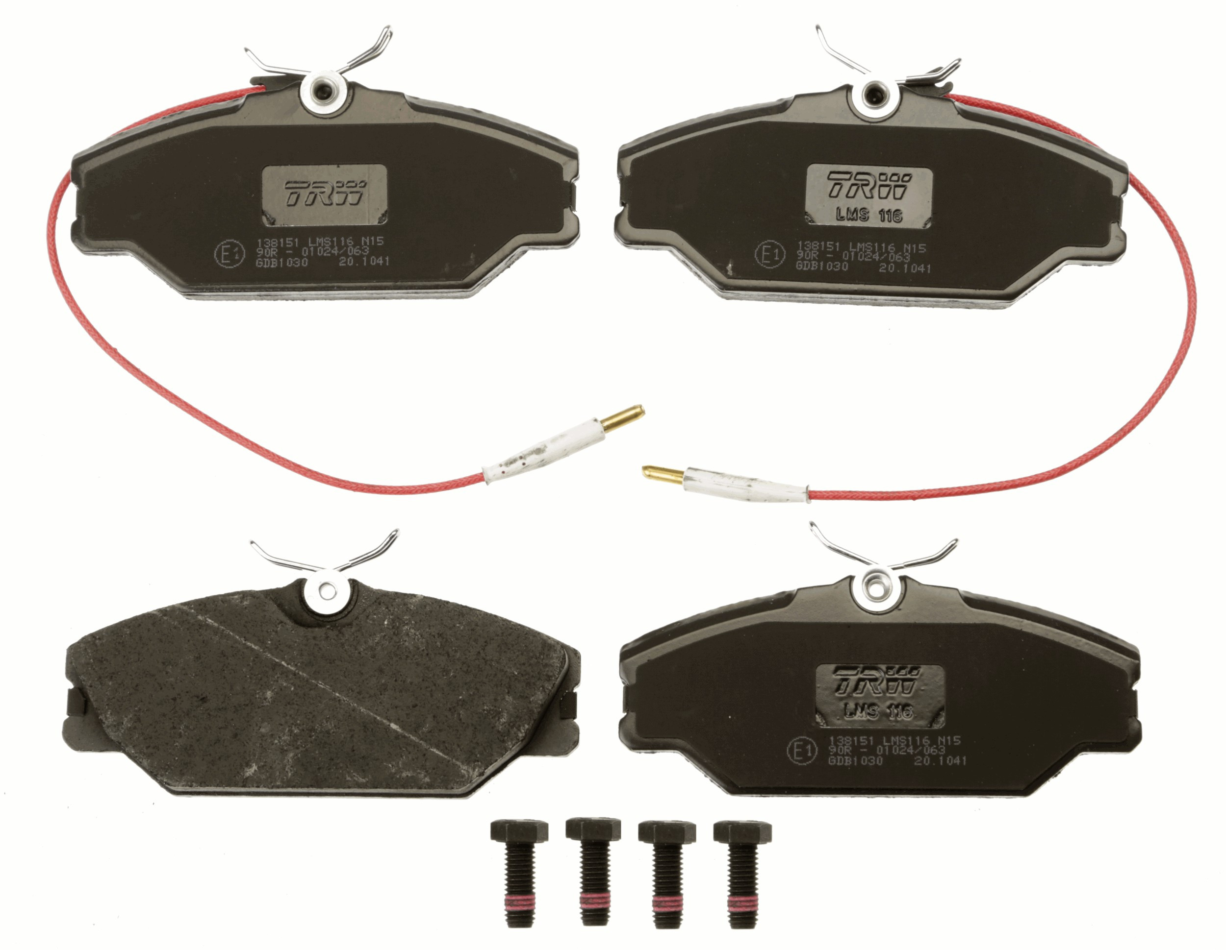 TRW Bremsbelagsatz, Scheibenbremse