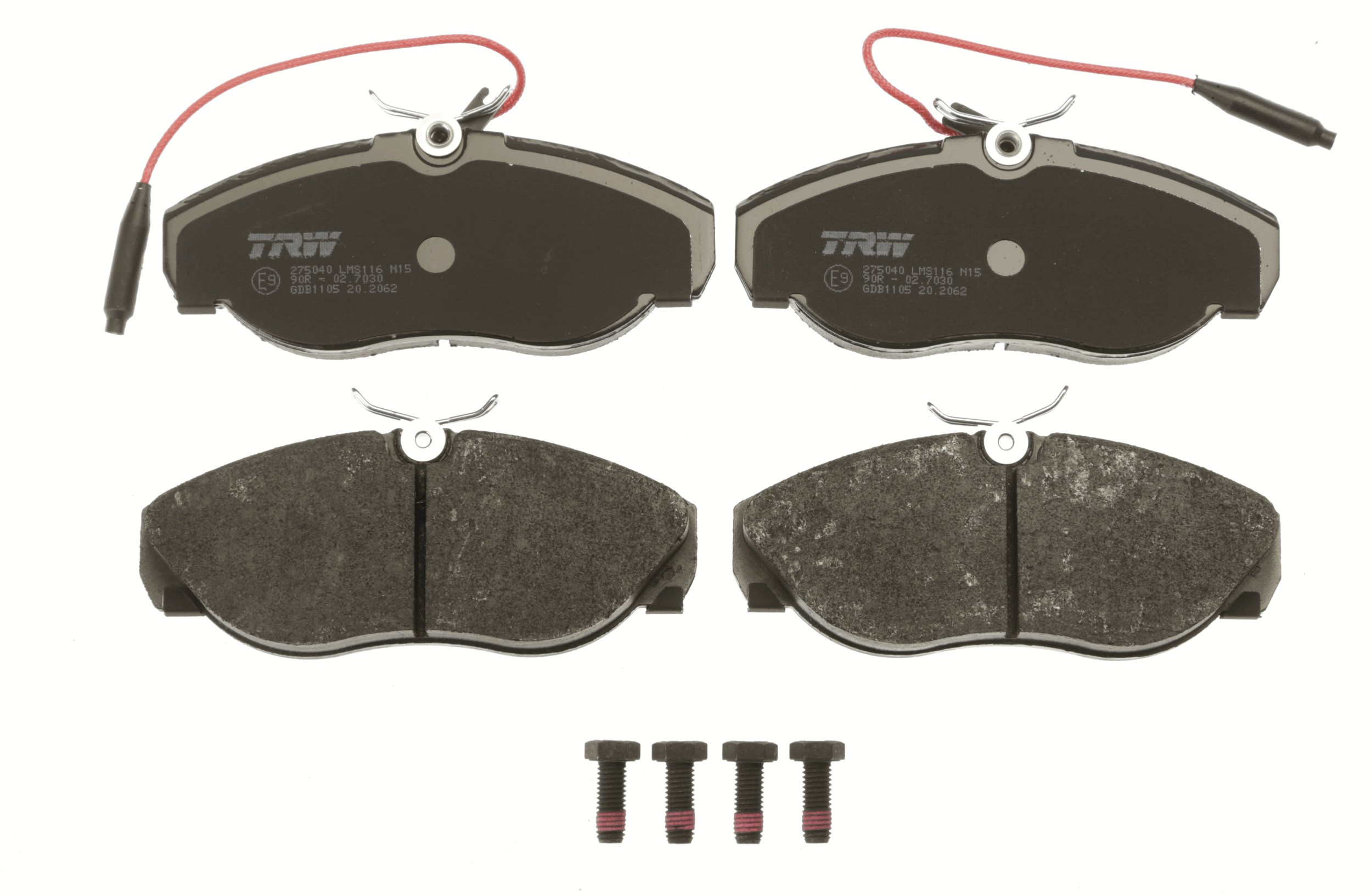 TRW Bremsbelagsatz, Scheibenbremse