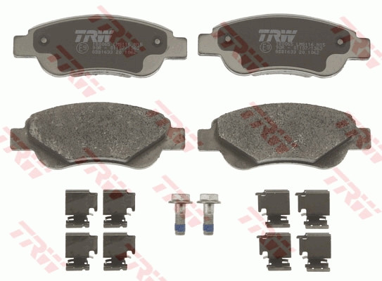TRW Bremsbelagsatz, Scheibenbremse