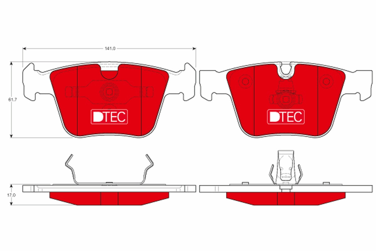 TRW Bremsbelagsatz, Scheibenbremse