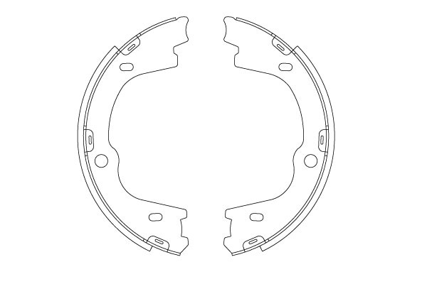 TRW Bremsbackensatz, Feststellbremse