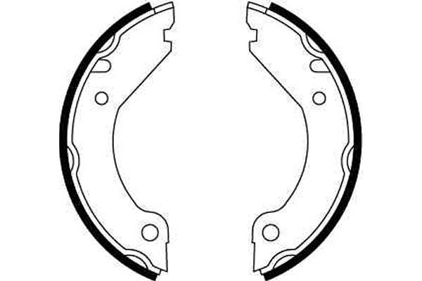 TRW Bremsbackensatz, Feststellbremse